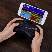 Gamepad 8Bitdo M30 BT untuk Nintendo Switch, PC, MacOS, dan Android dengan Kontroler Joystick Bergaya Sega Genesis Mega Drive