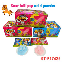 Groothandel Yumiko Halal BRC Xtrem Zure Zachte Kauwgom Suikerpoeder 13g Sachet Bulk Blauwe Framboos Aardbei Fruit Smaak