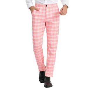 Pantalones de Vestir Casuales para Hombre, Elegantes, Transpirables, Ecológicos, 100% Algodón, Corte Recto y Ajustado, de la Mejor Calidad - Product Image 6