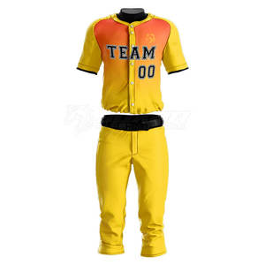 Uniforme de béisbol ajustado para hombre, gran oferta, diseña tu propio equipo, uniforme de béisbol de secado rápido - Product Image 1