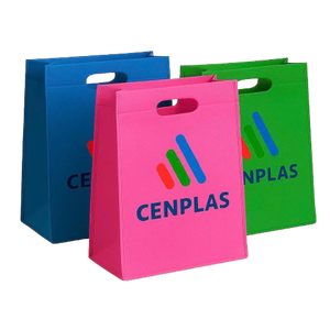Bolsa de corte en D no tejida de PP respetuosa con el medio ambiente con impresión en huecograbado para promoción Bolsa de Asa plana duradera de CENPLAS Vietnam - Product Image 5