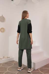 Factory Knitted Sport Jersey Apparel Black Two-Ply Fleece Fabric 75% Cotton 20% Polyester 5% Spandex Comfortable <b>Costumes</b> - Product Image 3