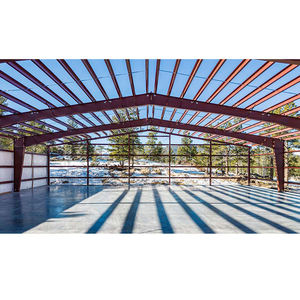 Construção industrial do metal <span class=keywords><strong>Hangar</strong></span> isolado pré-fabricado do avião da estrutura do aço do painel do sanduíche - Product Image 3