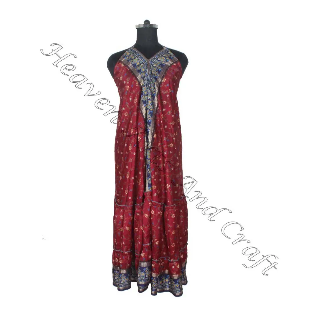 SD018 الساري / الساري / شري ملابس هندية وباكستانية من الهند هيبي بوهو مصنع وصانع ملابس النساء الساري الكلاسيكي