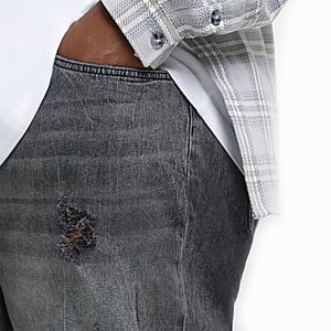 Pantalones Cortos Vaqueros Desgastados y Rotos para Hombre, Asequibles, con Cierre de Botones, Casuales, para Exteriores, Moda de Verano - Product Image 6