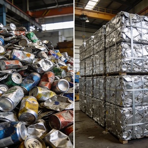 Déchets de canettes de boissons en aluminium recyclé UBC Matériel en aluminium en vrac pour les usines de fusion - Product Image 2