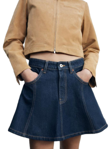 Jupes courtes en denim unique et tendance de qualité exportée pour une ambiance de week-end parfaite, disponibles à un prix abordable - Product Image 6