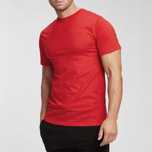 Vente en gros impression personnalisée 100% coton Fitness T-Shirt hommes été sans manches GYM T-Shirt OEM personnalisé Plus Size Options - Product Image 3
