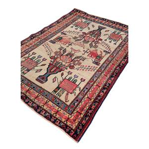 Tapis rectangulaire en laine noué à la main Kiaan Ivory Pae-5100 à motif géométrique pour salon, couloir - Tapis Jaipur US - Product Image 2