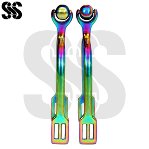 Espuelas de Equitación de Acero Inoxidable Resistentes a la Corrosión, Multicolores, de Alta Calidad, Personalizadas, para Uso Diario - Product Image 2