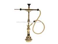 Chichas de luxe Farida, type droit égyptien, en laiton massif laqué, mini-perles argentées, édition limitée, personnalisable, pour une fumée optimale
