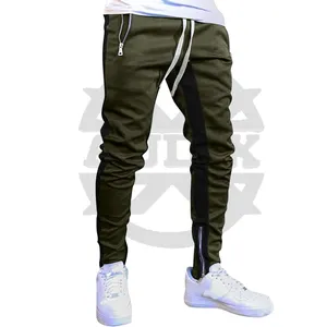 Toptan yüksek kalite erkekler pantolon pamuk Baggy Sweatpants düzenli Fit kargo iş pantolon yeni stil