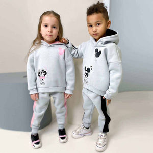 Ensemble de survêtement décontracté haut de gamme pour homme, style streetwear, avec sweat à capuche et pantalon de jogging, personnalisable, imprimé, 2 pièces, coupe oversize, color block - Product Image 3