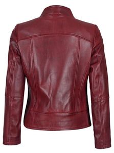 Veste en cuir pour femme anti-rides à bas prix top tendance vêtements décontractés confortables veste en cuir véritable avec le meilleur matériau - Product Image 6