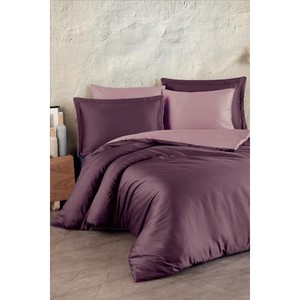 Varol Solid Pattern Cotton Satin Single Duvet Cover <b>Set</b> for Home Use - Product Image 4