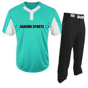 Ensemble de maillot et de pantalon de baseball personnalisé, uniformes de baseball en gros pour les équipes scolaires, universitaires et de ligues, ensemble d'uniformes de baseball - Product Image 1