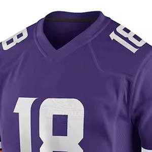 Vente directe d'usine Vêtements d'entraînement T-shirt de football américain Vêtements de sport T-shirt de football américain - Product Image 4