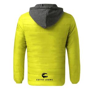 Recién llegado, chaqueta acolchada cálida con capucha a la moda, personalizada para hombre, ligera, OEM ODM, abrigo de invierno de alta calidad premium 2025 a la moda - Product Image 3