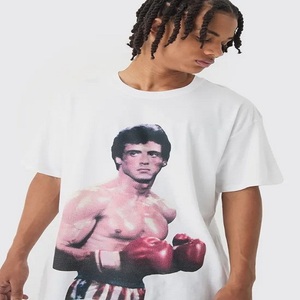 Camiseta personalizada con estampado Rocky para hombre, diseños únicos de gran tamaño, ajuste perfecto, 100% algodón, calidad premium para cualquier ocasión - Product Image 3