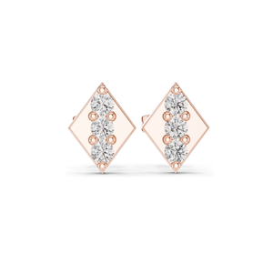 0.39 CT Lab-Grown Diamond Stud <b>Earrings</b> VVS-VS EF Clarity Available in 18KT, 14KT, 10KT Gold & 925 Silver <b>Moissanite</b> & - Product Image 3