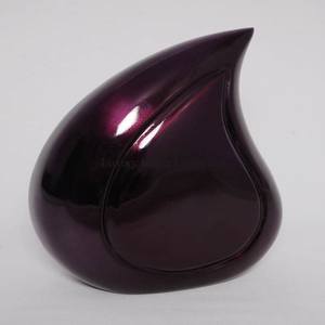 Urnas de cenizas humanas Diseño de esmalte de color azul y rojo Decorativo Última llegada Ataúd funerario y ataúd Urnas de cenizas memorables - Product Image 4