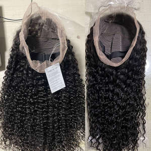 Pelucas 360 sin pegamento de cabello humano con cordón, cabello virgen brasileño de alta densidad, peluca de encaje completo pre-arrancada, peluca 360 - Product Image 5