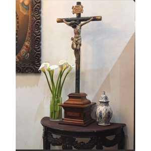 Altar independiente de latón con acabado de calidad fina, modelo de cruz cristiana religiosa, crucifijo de oración para decoración de Navidad - Product Image 4