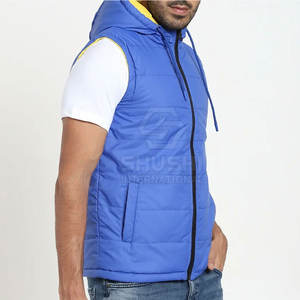 2025 décontracté respirant bouffant gilet grande taille hiver chaud gilet nouveau Design mode Style hommes personnalisé - Product Image 3