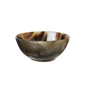 Bol en corne fait main de luxe, écologique, matériau naturel durable, technique polie, pour cadeau bio, spécial Noël - Product Image 1