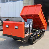 Hochleistungs-All-Terrain-Mini-Transporter der Serie Selbst laden der Gummiketten-Raupen kipper