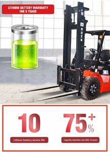 Montacargas Eléctricos de 1.5 Toneladas, Montacargas a Batería con Llantas Sólidas, Desplazador Lateral Eléctrico para Manejo de Materiales en Almacenes - Product Image 5