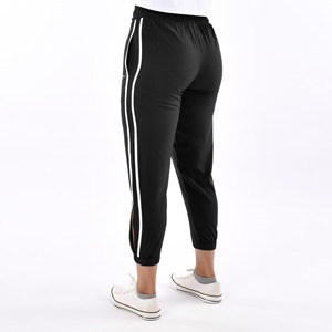 Pantalones de chándal unisex con abertura lateral estampada para mujer de cintura alta para mujer - Product Image 3