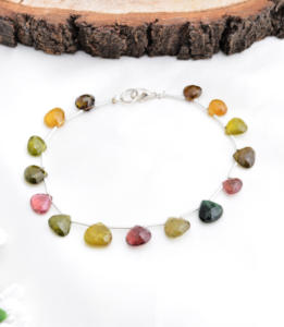 ลูกปัดทัวร์มาลีนทรงหยดน้ำเจียระไนหลายเหลี่ยม พลอยธรรมชาติ ขนาด 8x9 ถึง 11x11 มม. น้ำหนัก 49.25 กะรัต สำหรับทำเครื่องประดับชั้นดี - Product Image 5