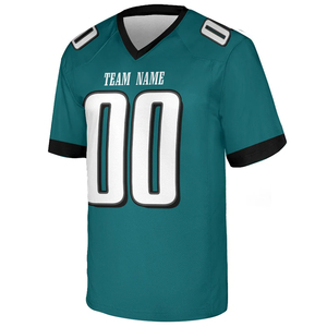 Proveedor de Uniformes de Fútbol Americano OEM, Conjunto de Ropa Deportiva Personalizada al por Mayor, Conjunto de Pantalones y Camiseta Deportiva con Logotipos Sublimados o Impresos - Product Image 1