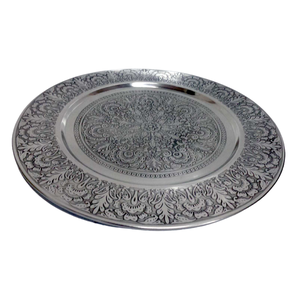 Vajilla de diseño, plato redondo de aluminio, platos y cuencos, chapado en latón, uso para la decoración del hogar y hoteles - Product Image 6