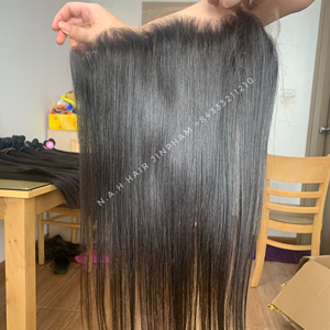 ผมต่อแบบ Hot Style 13*4 สำหรับผมหยิกหยักศก/ผมตรงธรรมชาติ/ผมหยิกลอนลึกแบบเวียดนามแท้ เกรด Remy - Product Image 1