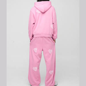 Conjunto de chándal de ropa atlética para hombre, chaqueta y pantalones de poliéster antipastillas adecuados para equipos deportivos o promociones - Product Image 6