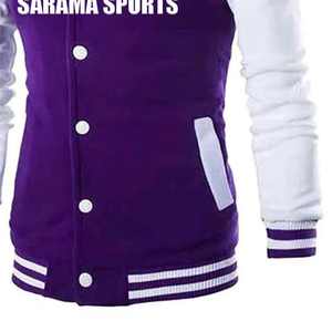 Chaquetas Bomber Varsity Personalizadas de Alta Calidad para Hombre, Nuevo Diseño, Chaqueta de Escuela Secundaria, Chaquetas Varsity de Béisbol Bordadas - Product Image 4