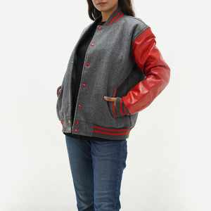 Chaquetas de Béisbol Varsity para Mujer al por Mayor, Chaquetas Cortavientos de Béisbol Varsity Personalizadas, Chaquetas de Invierno - Product Image 4