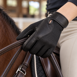 Gants d'équitation unisexes d'hiver légers, imperméables, respirants, à doigts entiers, antidérapants, protecteurs, pour l'entraînement équestre, en PU - Product Image 3