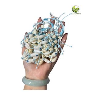 Vietnam Handmade Cowrie Shell <b>Bracelet</b> Natural Seashell Beach Jewelry Adjustable <b>Rope</b> <b>Bracelet</b> OEM Supplier Manufacturer - Product Image 3