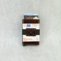 Tarjetero de negocios con botón pulsador de Metal de cuero, billetera inteligente híbrida para mujeres y hombres, monedero elástico seguro RFID, diseño de imitación de Pu personalizado