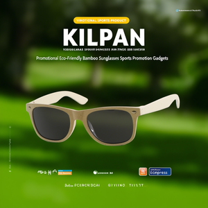 Occhiali da Sole in Bambù Ecologici Kilpan, Gadget Promozionali per lo Sport - Product Image 3