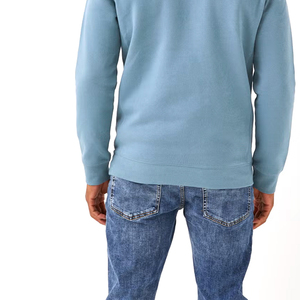 Hot Selling Customized Logo Printing Winter Wear <b>Men</b> Half Zipper Sweatshirt / Winter Wear Best Price Plain <b>Men</b> Sweatshirts - Product Image 5