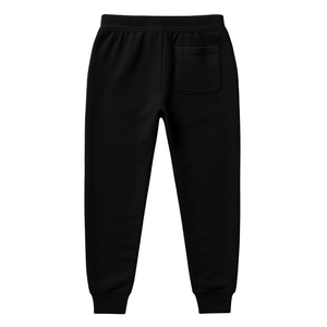 Pantalones Deportivos Negros para Hombre, 100% Algodón Orgánico de Lujo, Preencogido, Certificado GOTS, Ajuste Cónico Cómodo de Primera Calidad - Product Image 2