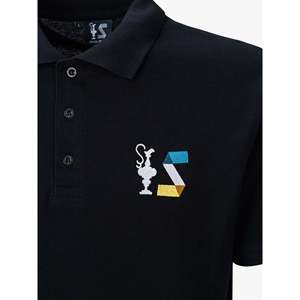 America's Cup 38 Edizione Sardegna per Polo Blu Navy 100% Cotone e Poliestere Traspirante con Logo Ricamato a Tinta Unita - Product Image 3