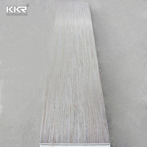 Personalizado 6mm 12mm 30mm acrílico superficie sólida placas de piedra de ingeniería Panel de pared superficie sólida pura hoja de losas grandes - Product Image 6