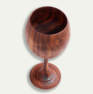 Verre à vin en bois d'excellente qualité Meilleur prix Verres en bois élégants Meilleure vente Verre court en bois - Product Image 1