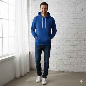 Sudadera con Capucha Extra Grande para Hombre, de Alta Calidad, Estilo Urbano, Tejido de Felpa de 380 g/m², con Logotipo Personalizado Bordado y Bolsillo, Anti-Pilling - Product Image 5