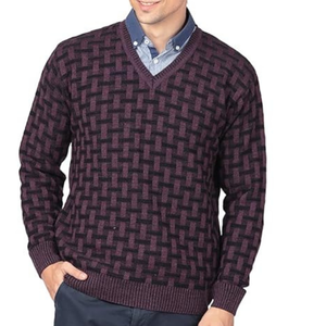 Pull tricoté en coton uni Fashion OEM Custom Bulk Wholesale Factory Supply - Product Image 1